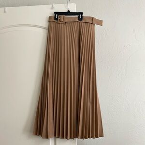 Zara pleated circle skirt